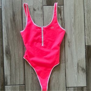Alo Pink One-Piece bodysuit